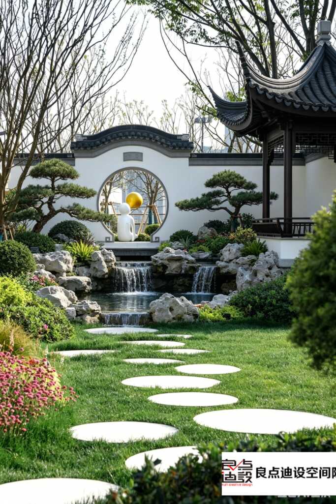 当新中式遇上售楼处景观设计，这雅致感真的戳到心巴🍃